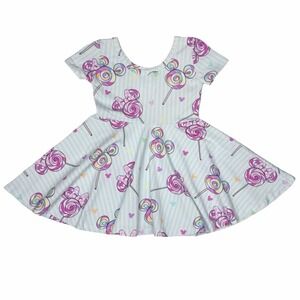Wild Rich Kids Minnie Mickey Lollipop Twirl Dress